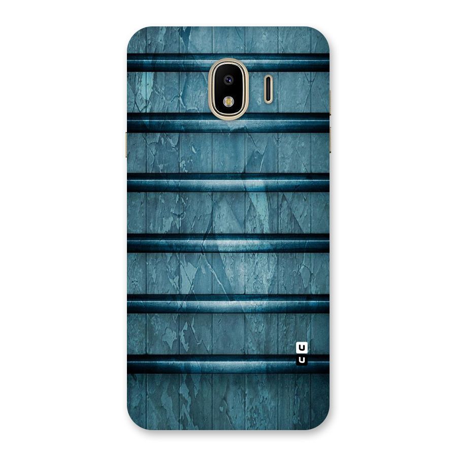 Rustic Blue Shelf Back Case for Galaxy J4
