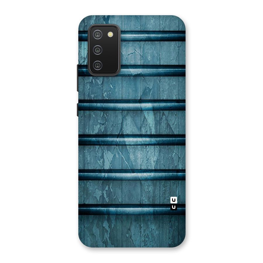 Rustic Blue Shelf Back Case for Galaxy M02s