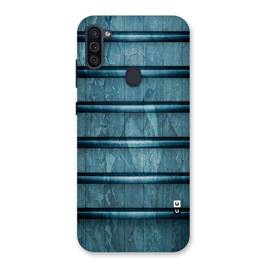 Rustic Blue Shelf Back Case for Galaxy M11