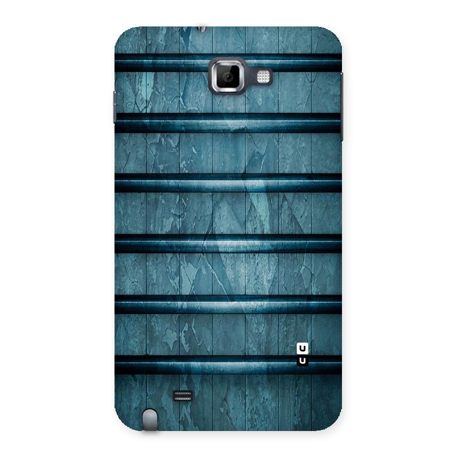 Rustic Blue Shelf Back Case for Galaxy Note