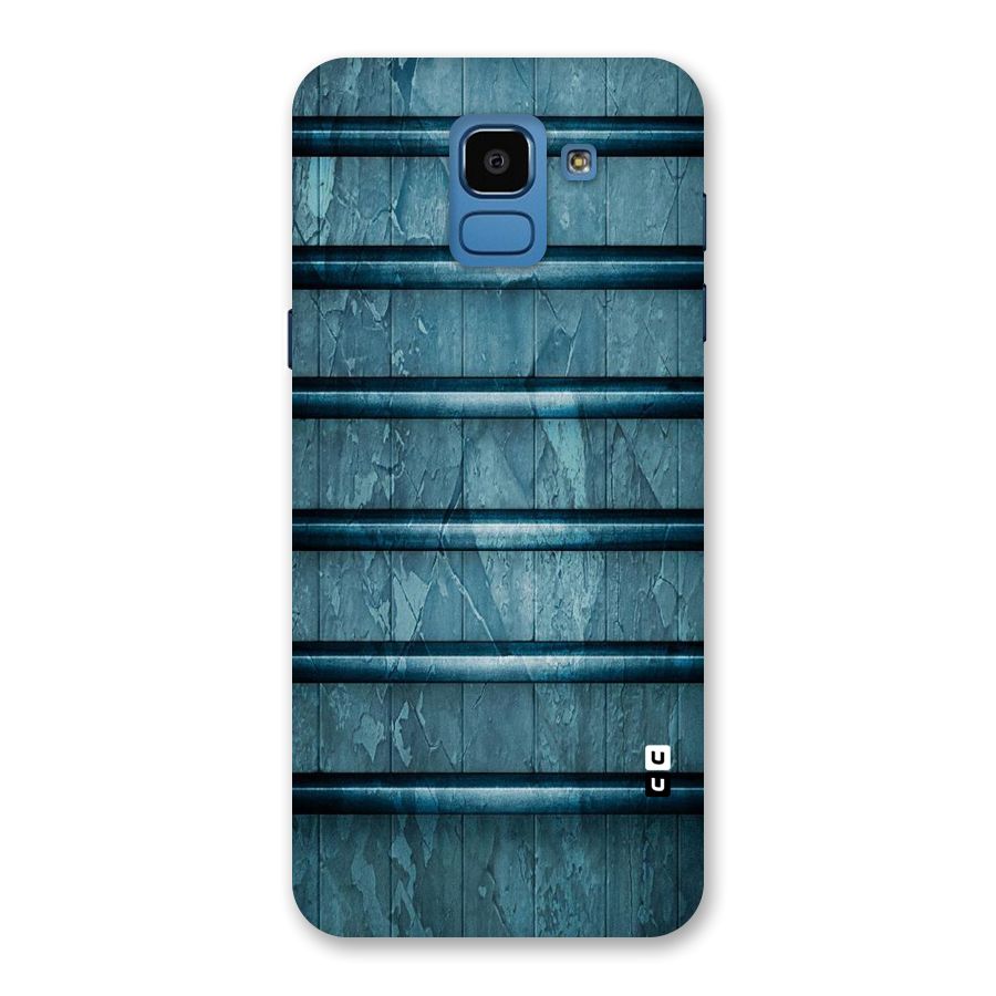 Rustic Blue Shelf Back Case for Galaxy On6