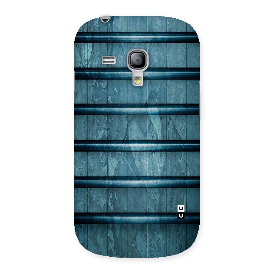 Rustic Blue Shelf Back Case for Galaxy S3 Mini