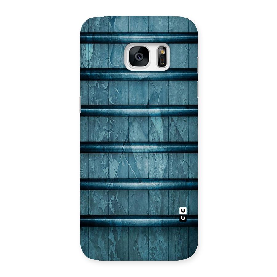 Rustic Blue Shelf Back Case for Galaxy S7 Edge