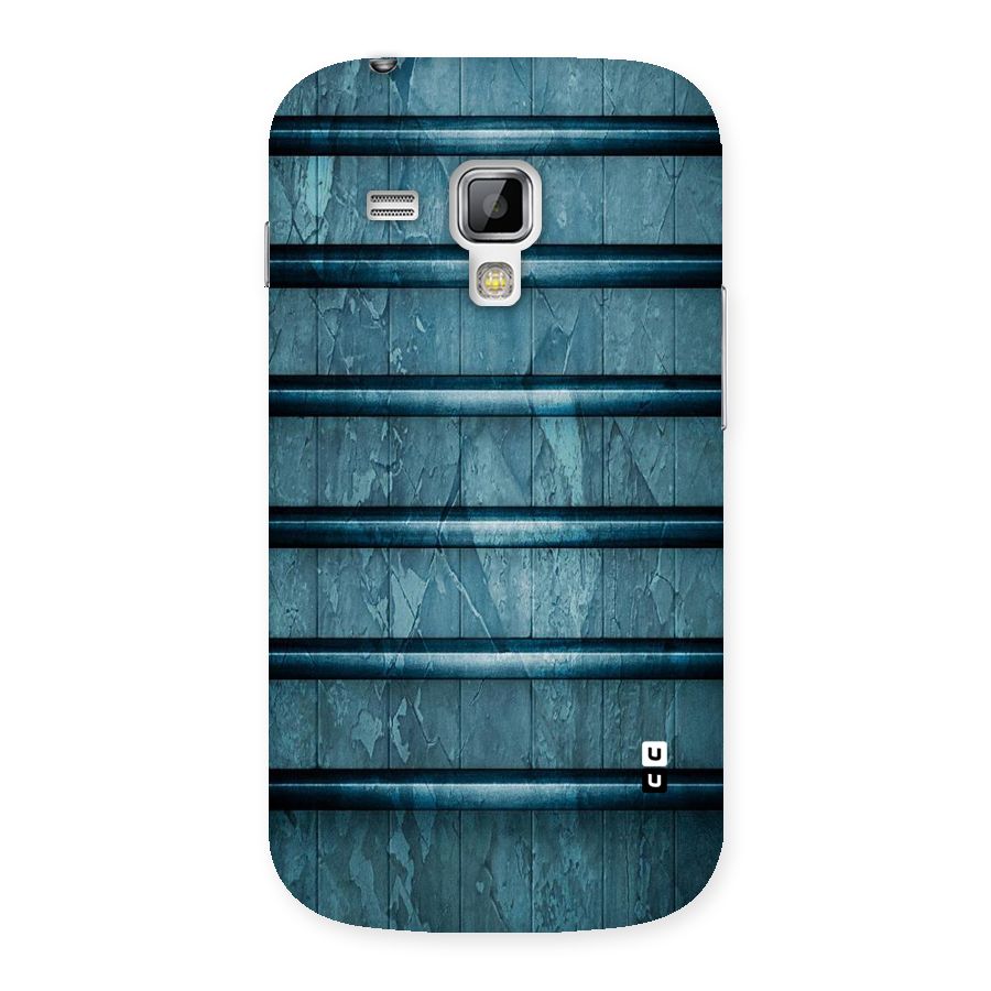 Rustic Blue Shelf Back Case for Galaxy S Duos
