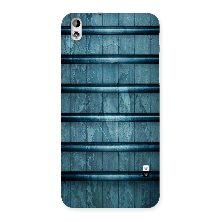 Rustic Blue Shelf Back Case for HTC Desire 816g