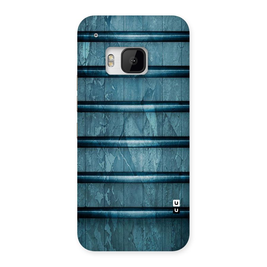 Rustic Blue Shelf Back Case for HTC One M9