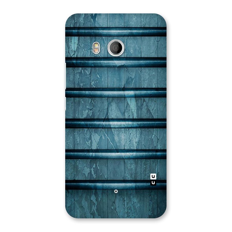 Rustic Blue Shelf Back Case for HTC U11