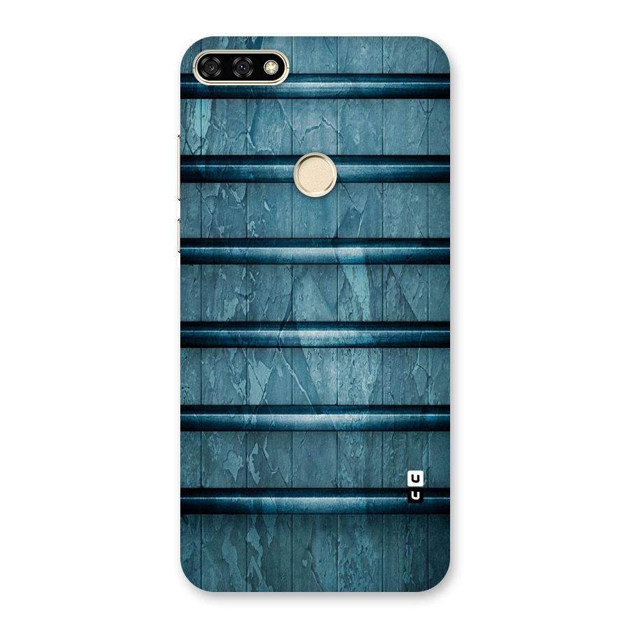 Rustic Blue Shelf Back Case for Honor 7A