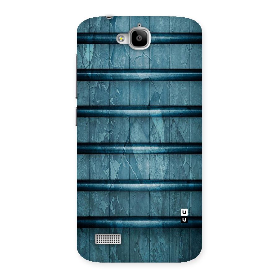 Rustic Blue Shelf Back Case for Honor Holly