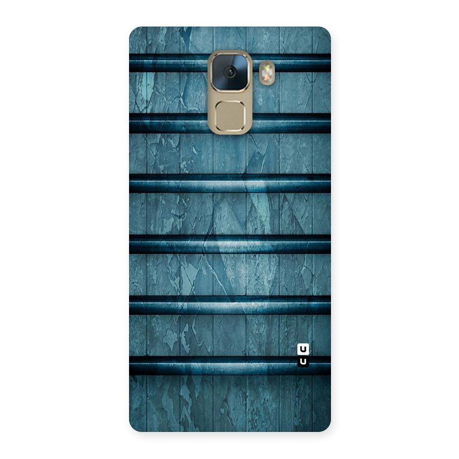 Rustic Blue Shelf Back Case for Huawei Honor 7