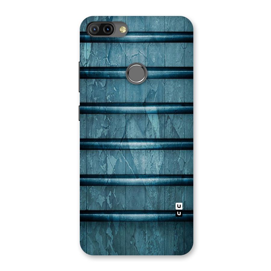 Rustic Blue Shelf Back Case for Infinix Hot 6 Pro