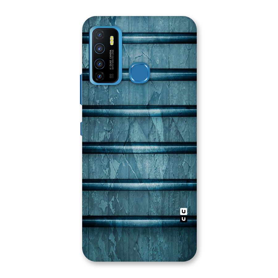 Rustic Blue Shelf Back Case for Infinix Hot 9