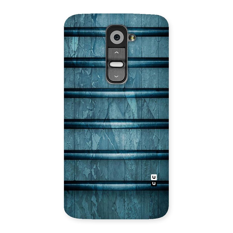Rustic Blue Shelf Back Case for LG G2