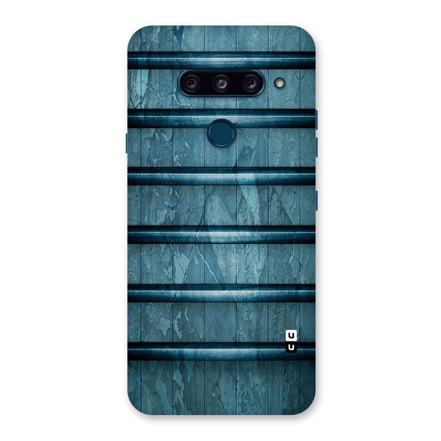 Rustic Blue Shelf Back Case for LG  V40 ThinQ