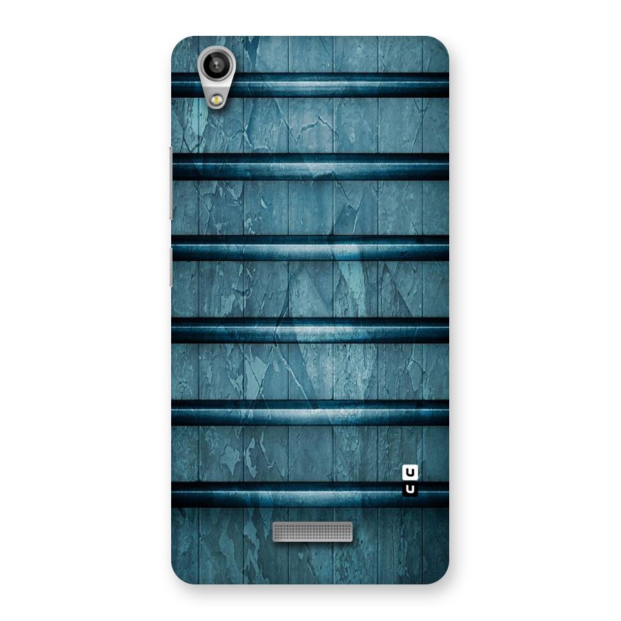 Rustic Blue Shelf Back Case for Lava-Pixel-V1