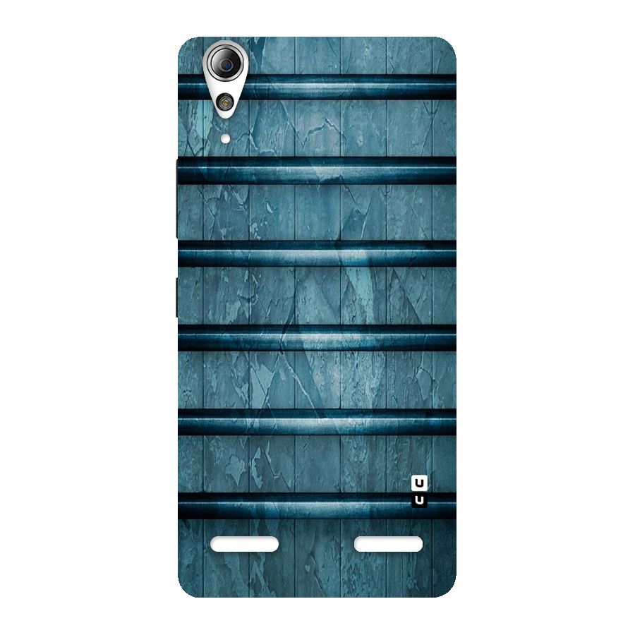 Rustic Blue Shelf Back Case for Lenovo A6000 Plus