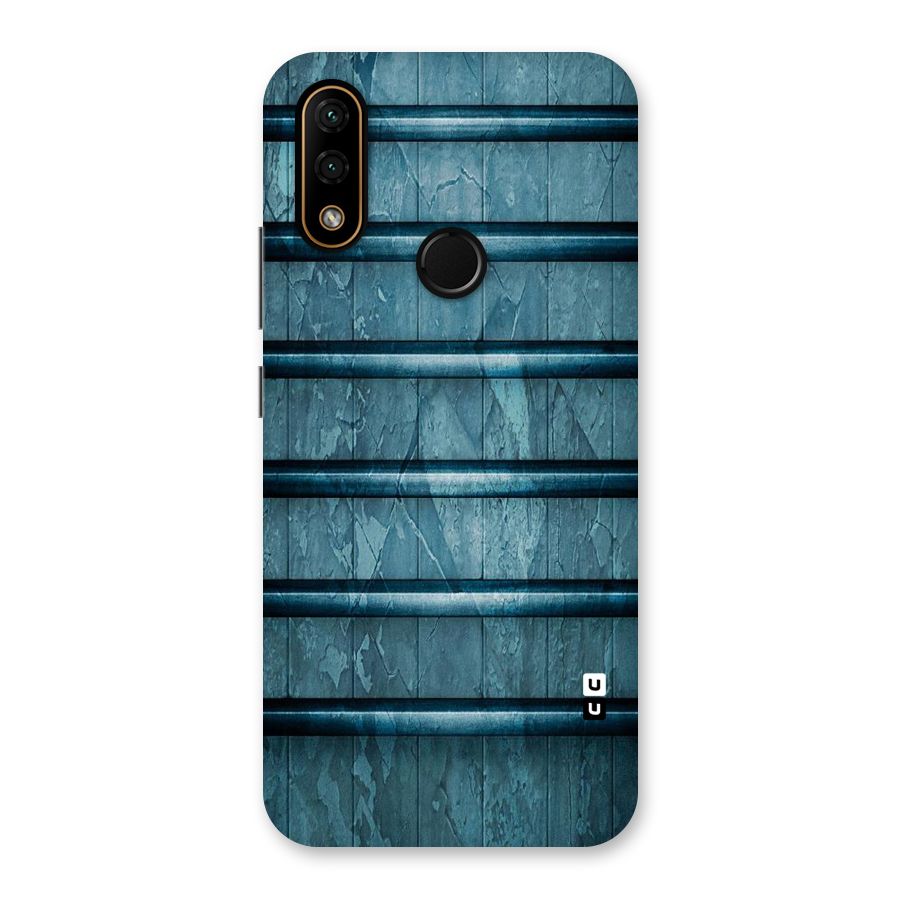 Rustic Blue Shelf Back Case for Lenovo A6 Note