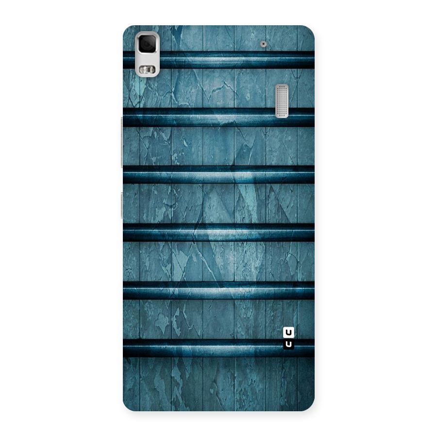 Rustic Blue Shelf Back Case for Lenovo K3 Note