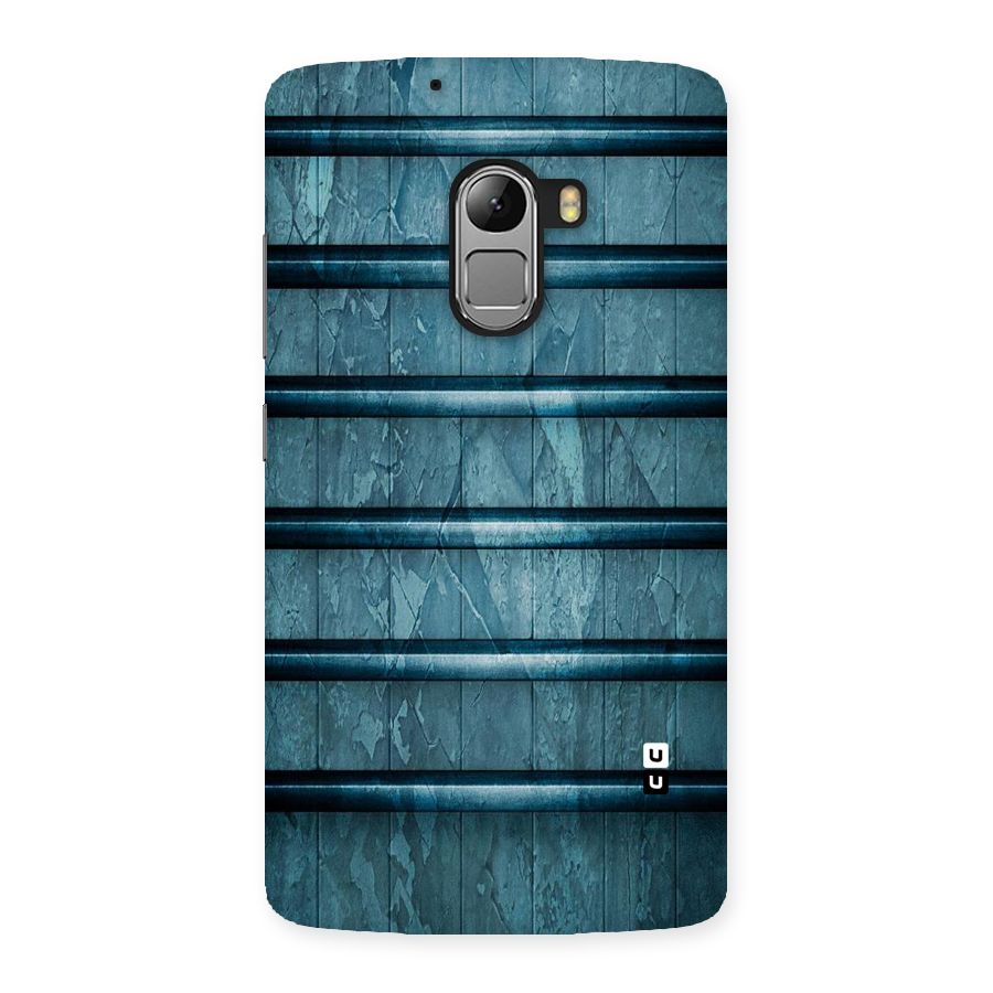 Rustic Blue Shelf Back Case for Lenovo K4 Note