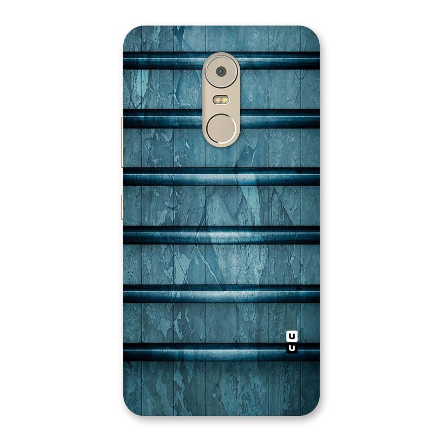 Rustic Blue Shelf Back Case for Lenovo K6 Note