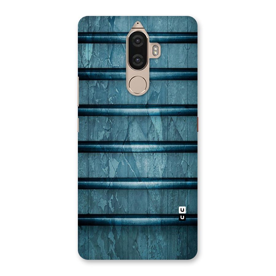 Rustic Blue Shelf Back Case for Lenovo K8 Note