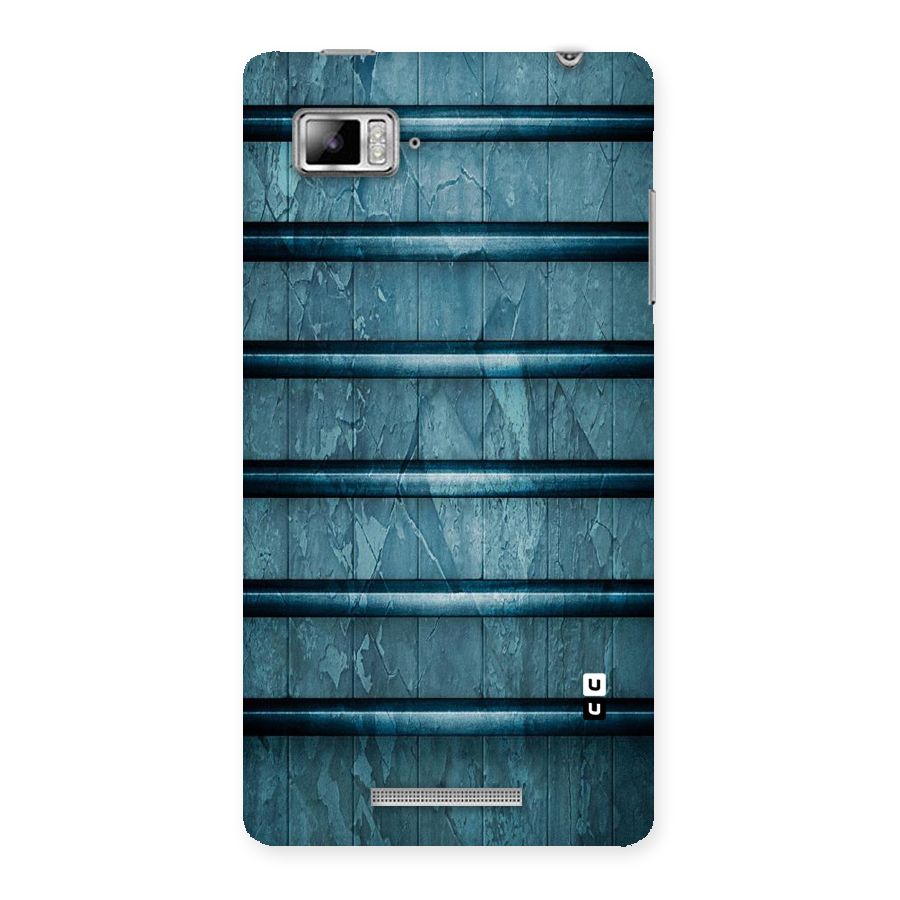 Rustic Blue Shelf Back Case for Lenovo Vibe Z K910