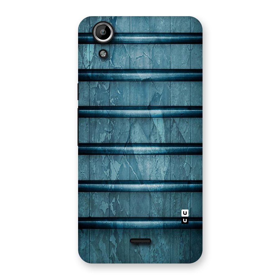 Rustic Blue Shelf Back Case for Micromax Canvas Selfie Lens Q345