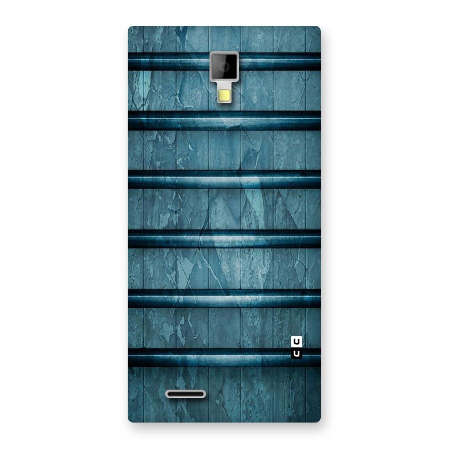 Rustic Blue Shelf Back Case for Micromax Canvas Xpress A99
