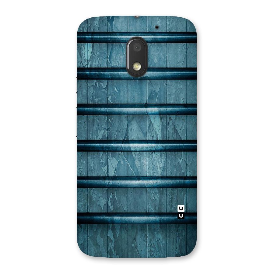 Rustic Blue Shelf Back Case for Moto E3 Power