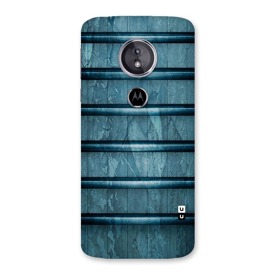 Rustic Blue Shelf Back Case for Moto E5