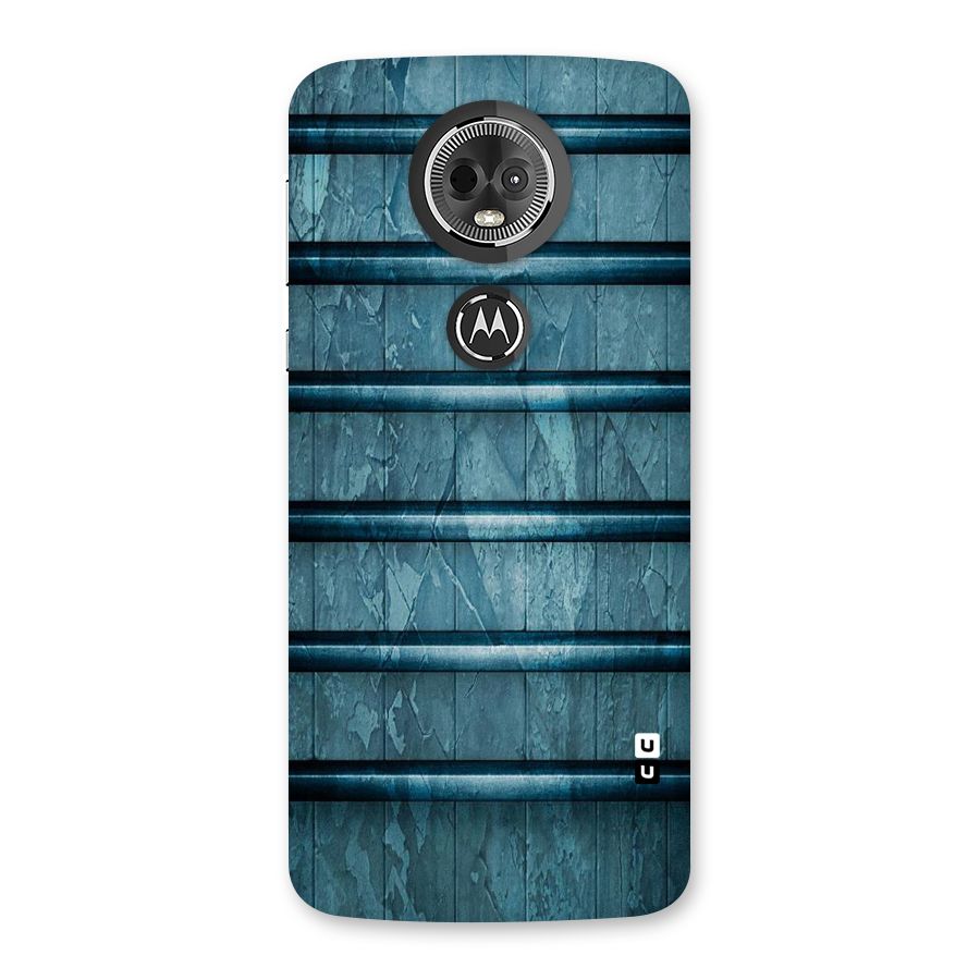 Rustic Blue Shelf Back Case for Moto E5 Plus