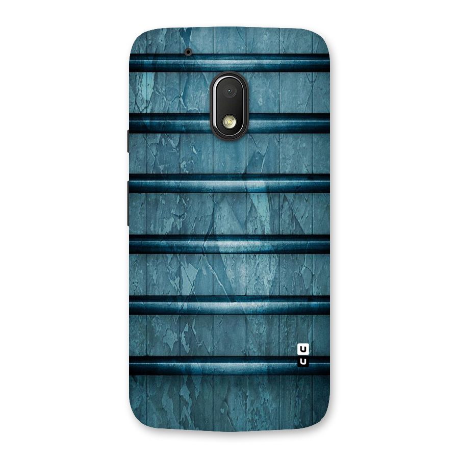 Rustic Blue Shelf Back Case for Moto G4 Play