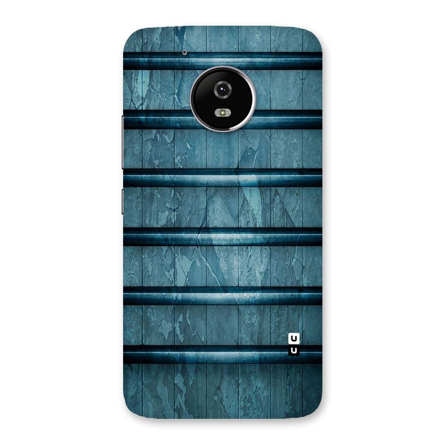 Rustic Blue Shelf Back Case for Moto G5