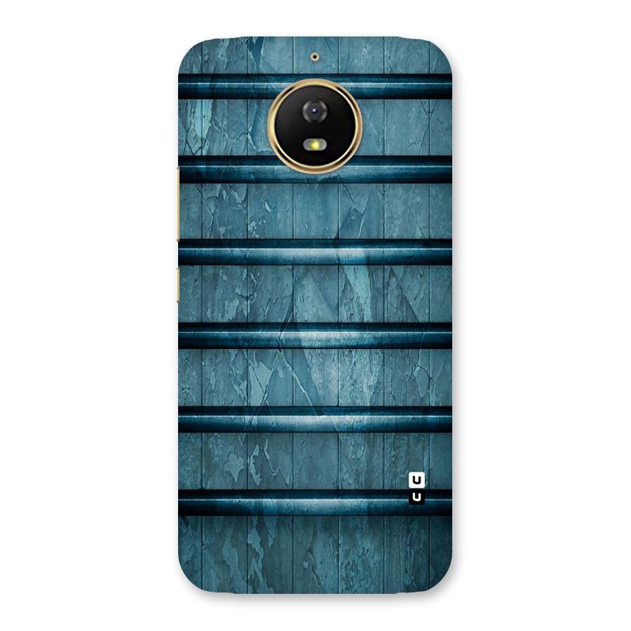 Rustic Blue Shelf Back Case for Moto G5s