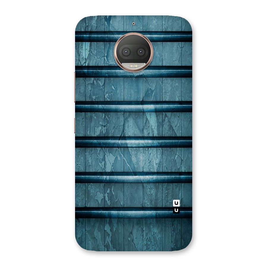 Rustic Blue Shelf Back Case for Moto G5s Plus
