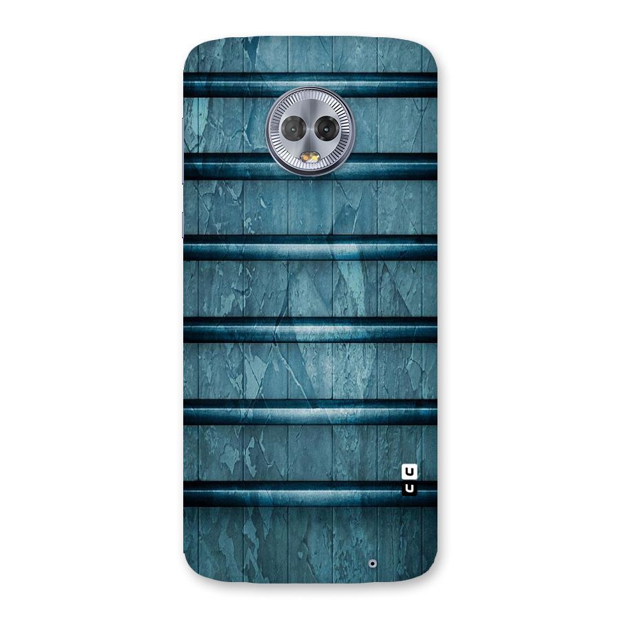 Rustic Blue Shelf Back Case for Moto G6 Plus