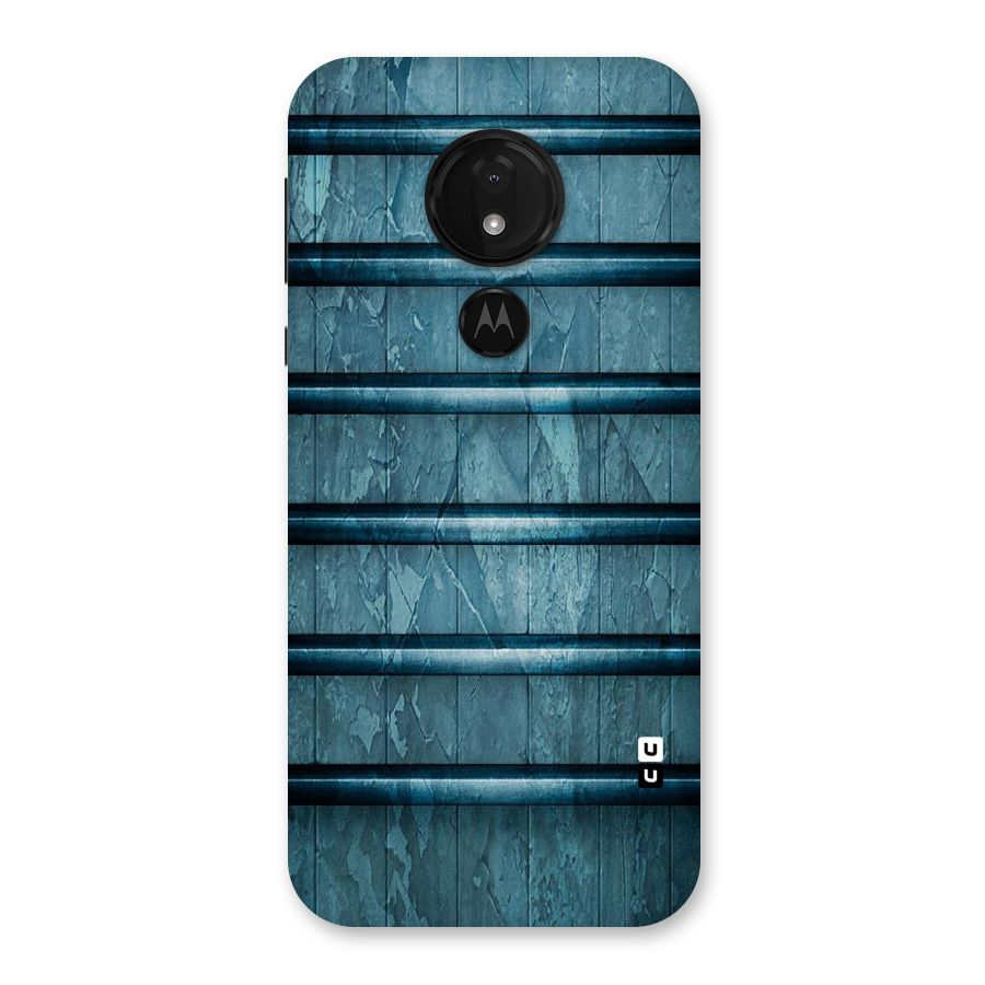 Rustic Blue Shelf Back Case for Moto G7 Power
