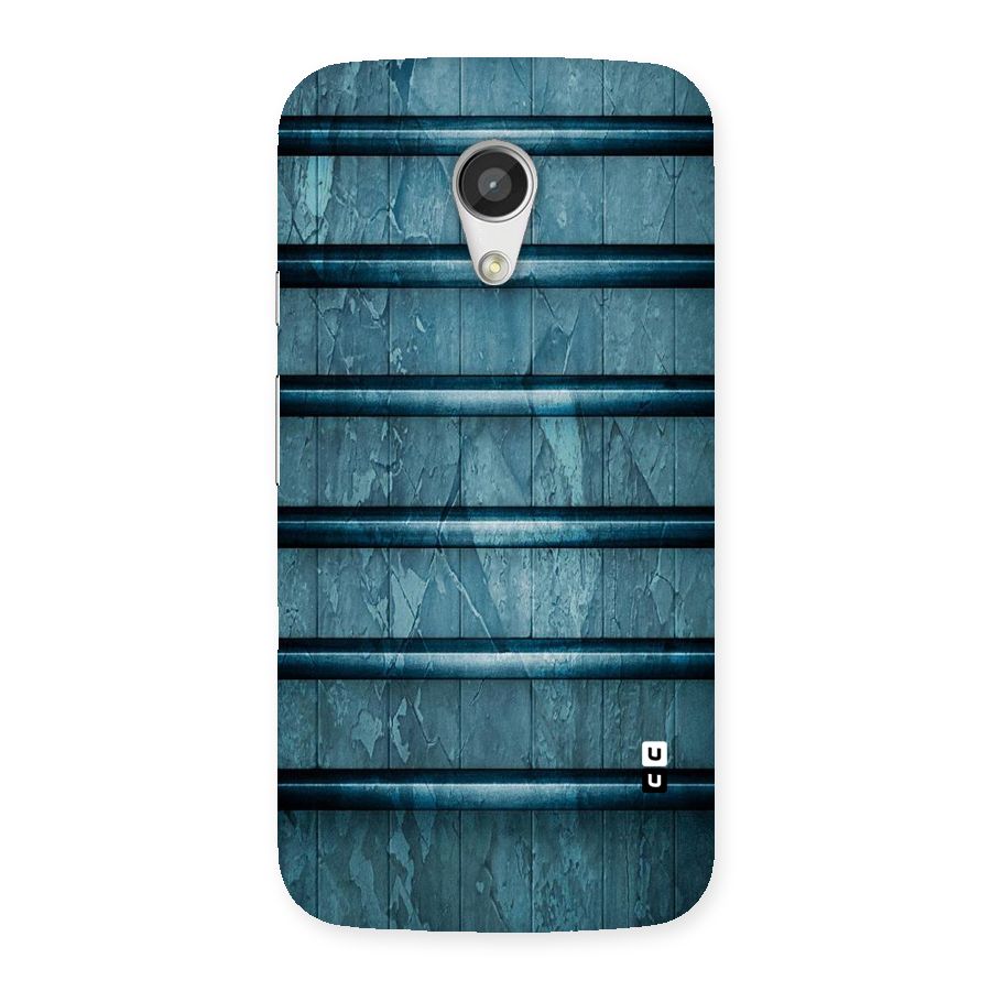 Rustic Blue Shelf Back Case for Moto G 2nd Gen