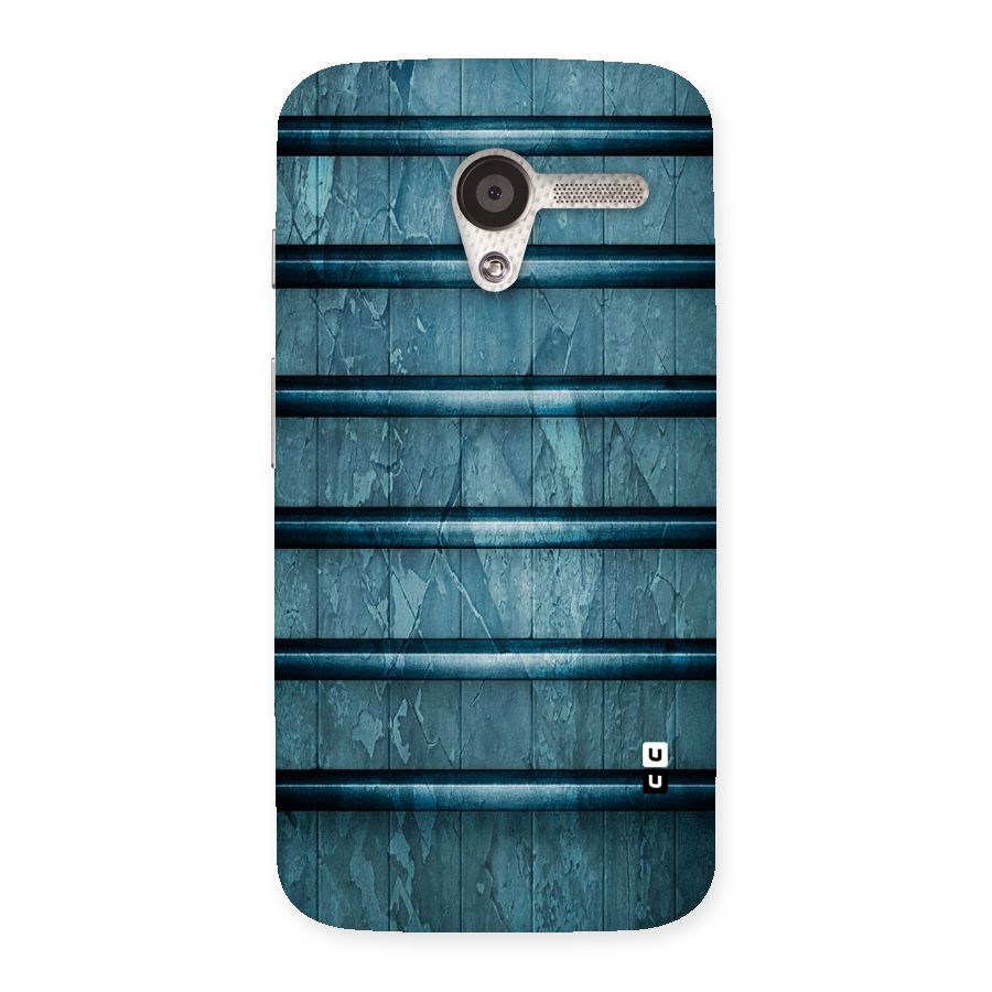 Rustic Blue Shelf Back Case for Moto X