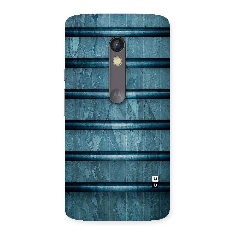 Rustic Blue Shelf Back Case for Moto X Play