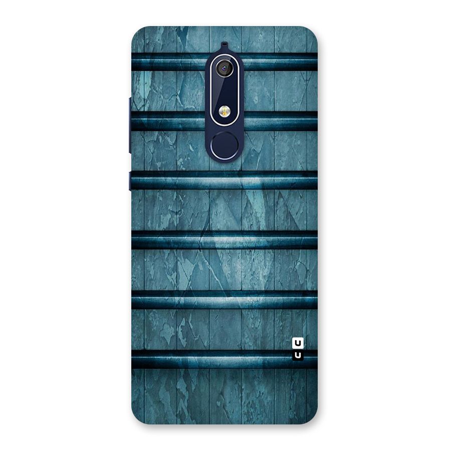 Rustic Blue Shelf Back Case for Nokia 5.1
