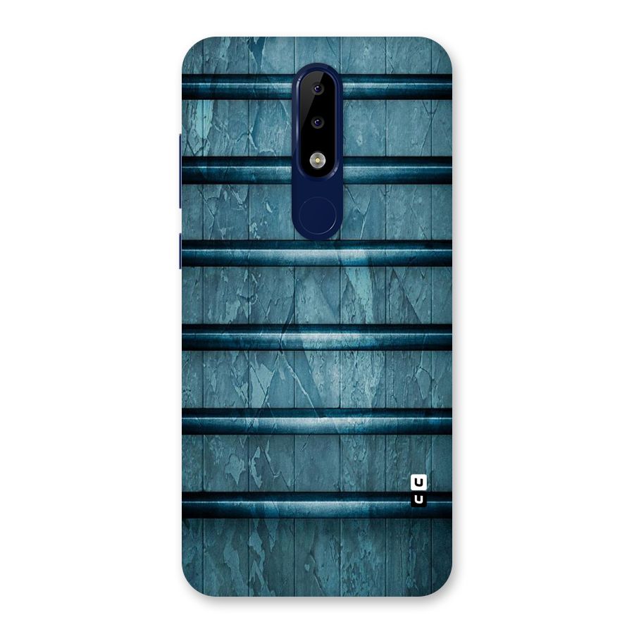 Rustic Blue Shelf Back Case for Nokia 5.1 Plus