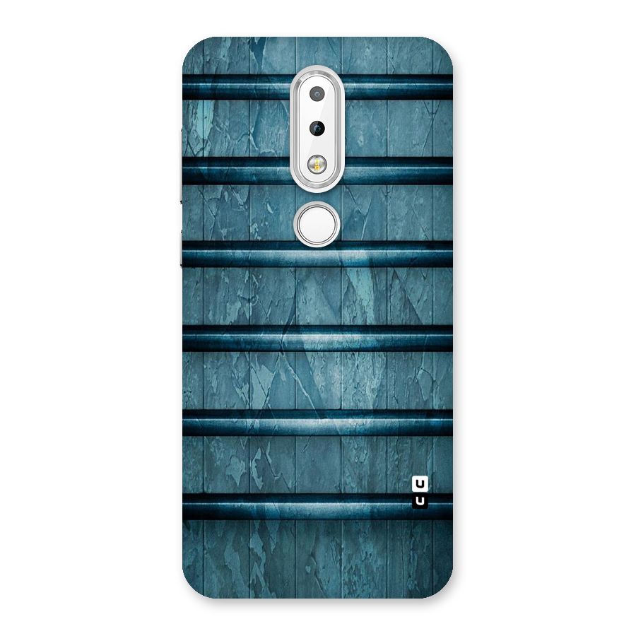 Rustic Blue Shelf Back Case for Nokia 6.1 Plus
