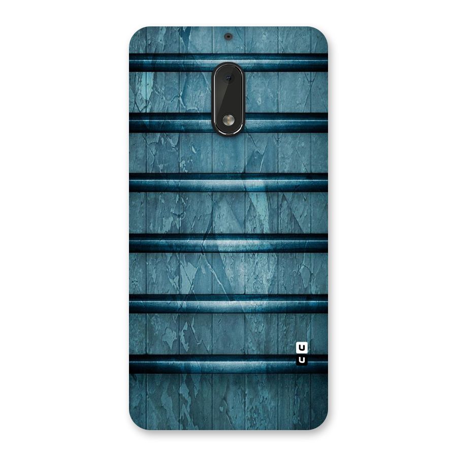 Rustic Blue Shelf Back Case for Nokia 6