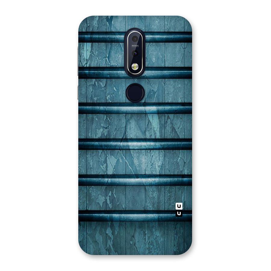 Rustic Blue Shelf Back Case for Nokia 7.1