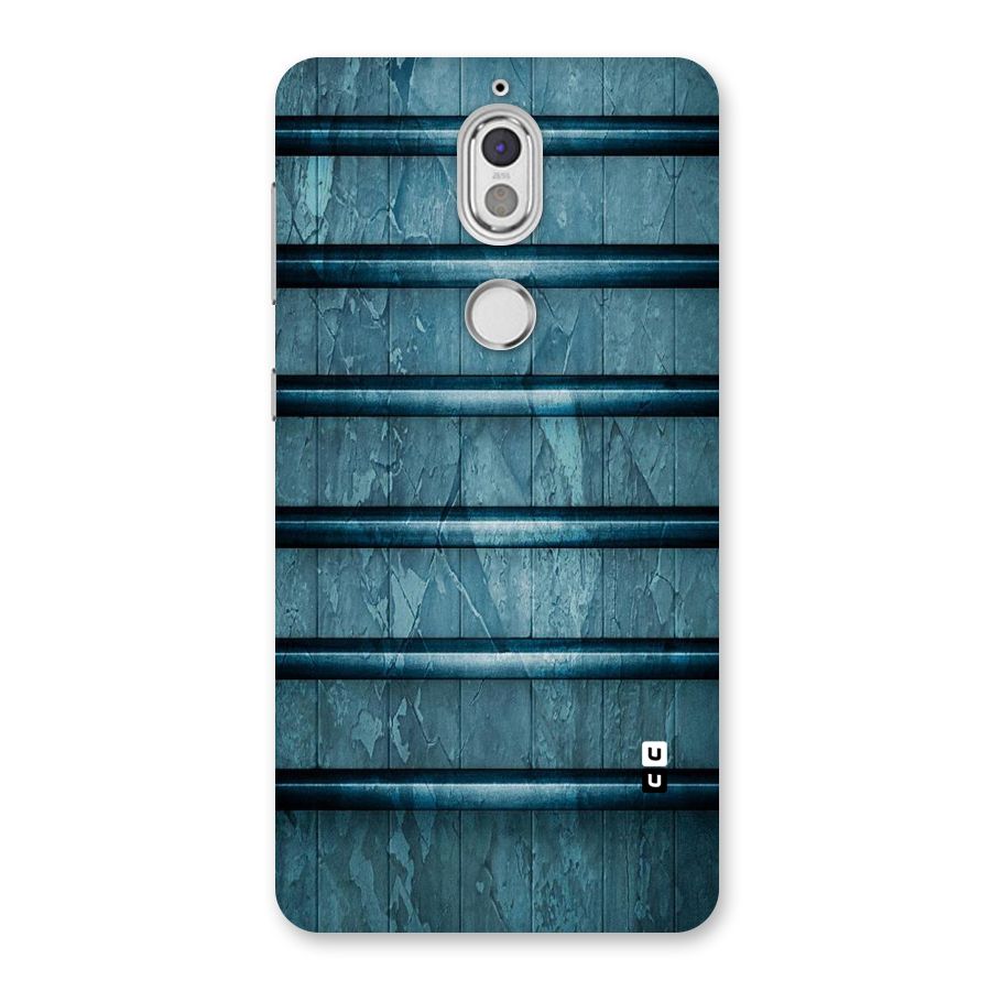 Rustic Blue Shelf Back Case for Nokia 7