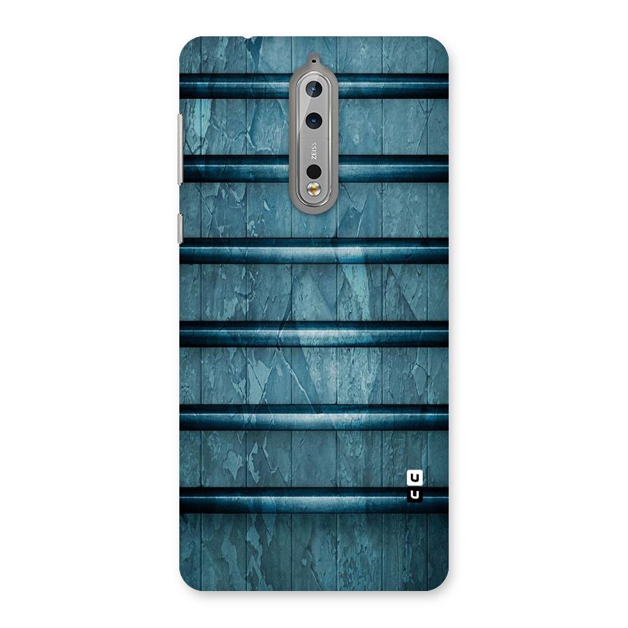 Rustic Blue Shelf Back Case for Nokia 8
