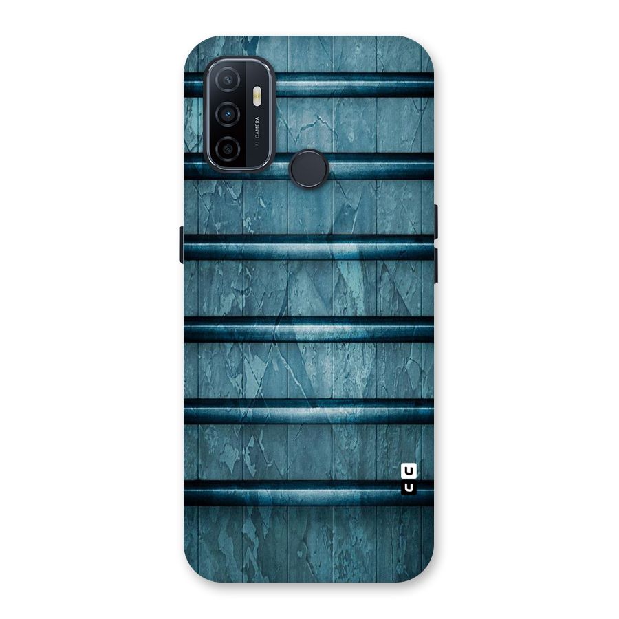 Rustic Blue Shelf Back Case for Oppo A32