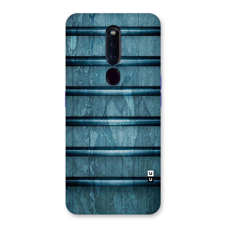 Rustic Blue Shelf Back Case for Oppo F11 Pro