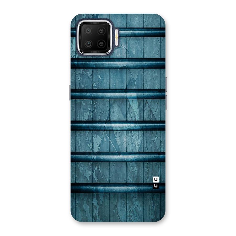 Rustic Blue Shelf Back Case for Oppo F17